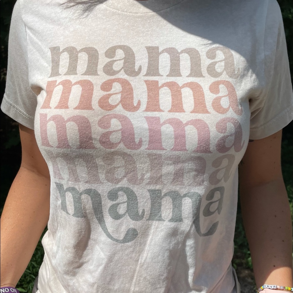 Mama bleached Tee